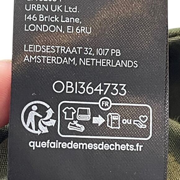 Anthropologie Maeve The Colette Magic Fabric Crop Wide-Leg Pants Green Sz 33 NEW - Picture 10 of 10